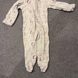 Kate Quinn Cream and Pink Kids Footie